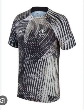 Nike Women's Short Sleeve Club América Jersey - Black & Beige